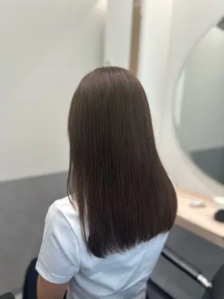 ミディアム カラー ヘアアレンジ 美髪透明感特化｜ なおき｜池袋美容師のヘアスタイル