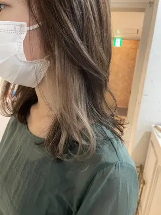 ミディアム カラー 【透明感カラー】💠 TETSUのヘアスタイル