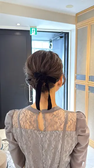ミディアム カラー ヘアアレンジ 艶髪/ボブモデル 募集🫧Terukaのヘアスタイル