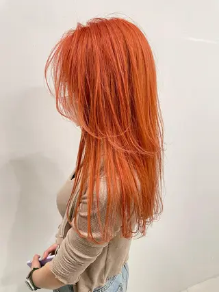 セミロング カラー 仲山 和希のヘアスタイル