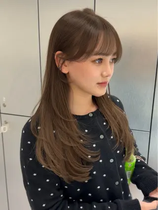 ロング カラー Rita/髪質改善/ ブリーチなしWカラーのヘアスタイル