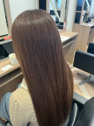 ロング カラー 艶髪特化 しゅんぼう 長岡髪質改善のヘアスタイル
