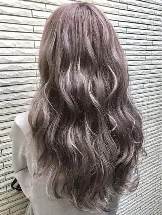 ロング 新宿メンズパーマ特化 メンズバレイヤージュのヘアスタイル