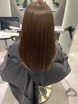 ミディアム カラー 髪質改善艶髪特化 二瓶 海人のヘアスタイル