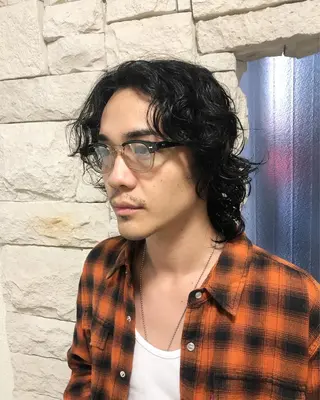 パーマ ヘアアレンジ メンズ メンズ特化✂️栗原 侑也のヘアスタイル