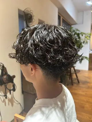 ショート パーマ メンズ メンズカット /ボブ/ショートボブのヘアスタイル