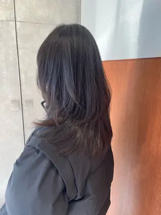 セミロング 透明感/レイヤー スタイル🤎mamiのヘアスタイル
