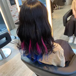 ロング カラー 井手 孔介のヘアスタイル