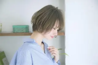 ショート 🌟モテ髪ショート 🌟店長　津賀涼のヘアスタイル