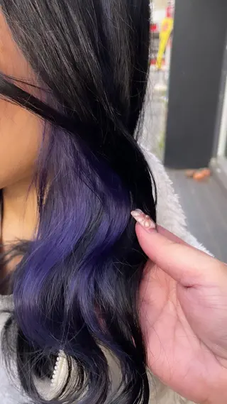 セミロング カラー 💞暖色カラー 💞risaのヘアスタイル