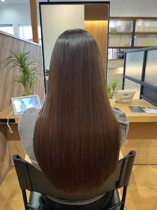 ロング 宮川 結妃のヘアスタイル