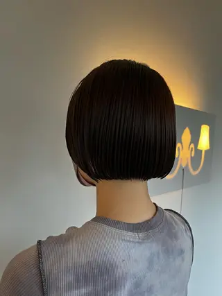 ショート おせ ちさとのヘアスタイル