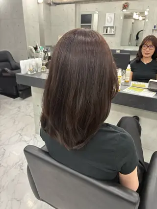 ミディアム Endearing 🌟銀座のヘアスタイル