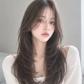 ロング 種村 紗菜のヘアスタイル