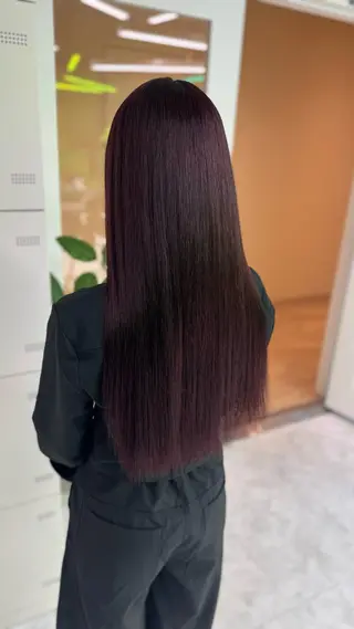 ロング カラー うる艶ストレート♡透 明感カラー♡かずまるのヘアスタイル