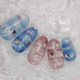 ネイル AGnail 富永  /ちゅるん韓国ネイルのネイルデザイン