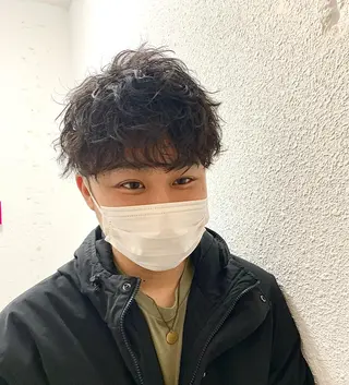 メンズ 石谷蒼 メンズパーマ特化のヘアスタイル