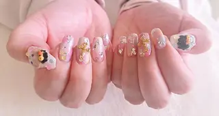 ネイル 手描きアート&推し活 🌟Wisteriaのネイルデザイン