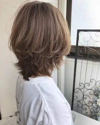 ミディアム 黒崎 伸治のヘアスタイル
