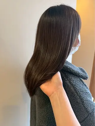 セミロング カラー 【e's】鎌倉/義樹 /ヘアカラーのヘアスタイル