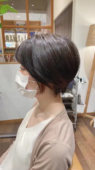 ショート 🍀小顔ショート🍀 有賀祐貴のヘアスタイル