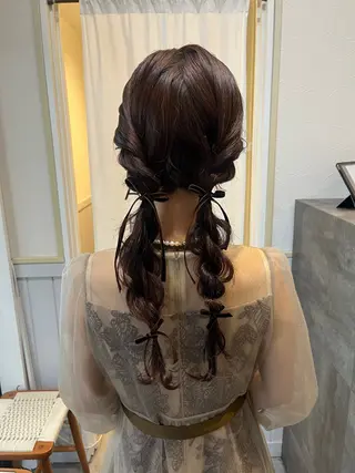 ヘアアレンジ 金沢市/美容師/ 岡島由希美のマツエク・マツパデザイン