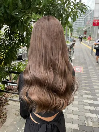 ロング 亀川蓮 Agu hairのヘアスタイル
