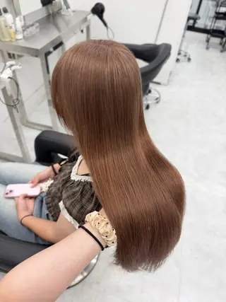 ロング カラー ヘアアレンジ 透明感カラー🎀艶髪 Anju/渋谷🎀のヘアスタイル