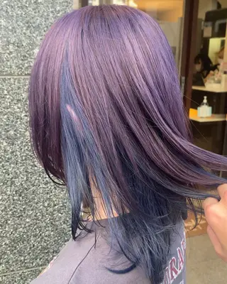 セミロング カラー 🫧美髪＆艶カラー 増田魁土🫧のヘアスタイル