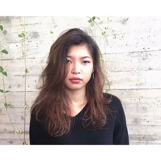 ロング カラー カラー特化サロン大阪 ルービック江坂/新城のヘアスタイル
