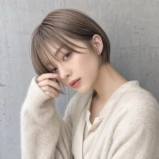 ショート 丸みショートボブ タッセルボブ 吉野のヘアスタイル