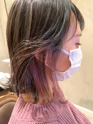 ミディアム カラー Takahashi Yuriのヘアスタイル