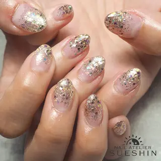 ミディアム S ueshinのネイルデザイン