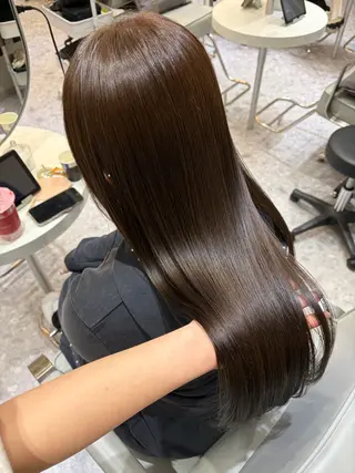 ロング カラー Ayano‪‪🎀似 合わせ×透明感🎀のヘアスタイル