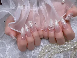 セミロング moomi nail スカルプ専門のネイルデザイン