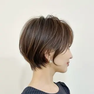 ショート 縮毛矯正/髪質改善 きょーいち☝‪‪のヘアスタイル