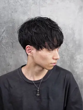 ショート パーマ ヒロ銀座 石川 昂のヘアスタイル