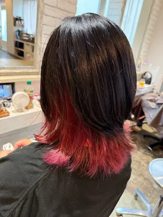 ミディアム カラー 透明感カラー/パーマ 🌀アオノのヘアスタイル