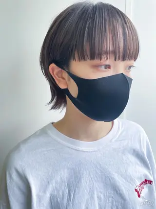ショート 💜ショート💜 ウルフ、ボブ二色亜美のヘアスタイル