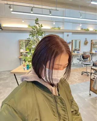 ショート カラー ナチュラル＆ラフヘア 松尾 凌のヘアスタイル