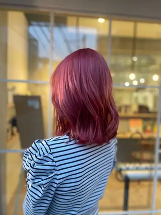 セミロング ROCCO アイナ/ レイヤー透明感カラーのヘアスタイル