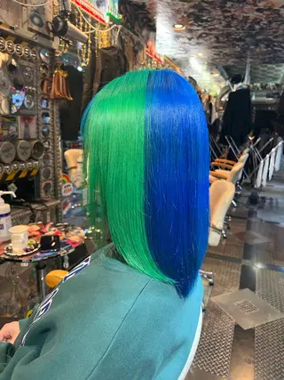 ミディアム カラー メンズ KOYA ｺﾔのヘアスタイル