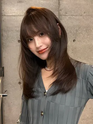 ロング カラー Saki/レイヤー/ 柔らかカラーのヘアスタイル