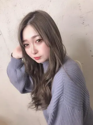 セミロング カラー 垢抜けレイヤー✂️ RYOTAのヘアスタイル