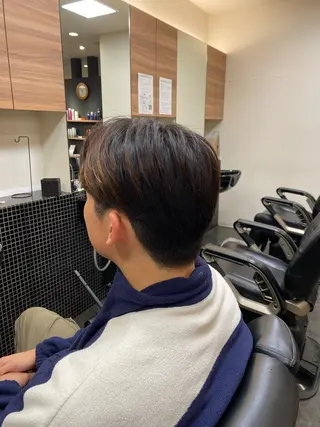 ショート メンズ メンズパーマモデル 大募集中のヘアスタイル