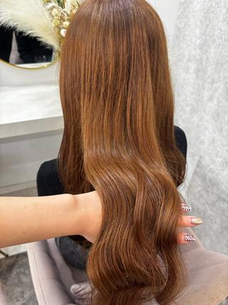 カラー 🫧yumena🫧 艶カラー特化🖤大宮のヘアスタイル
