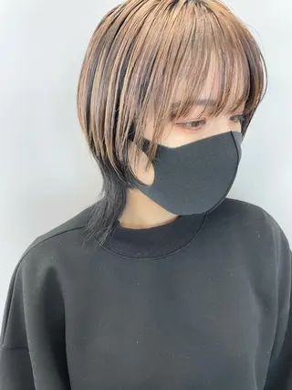 ショート カラー 関 京磨のヘアスタイル