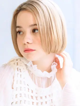 ショート カラー すきバサミを使わない カット✂️✨郡司泰之のヘアスタイル