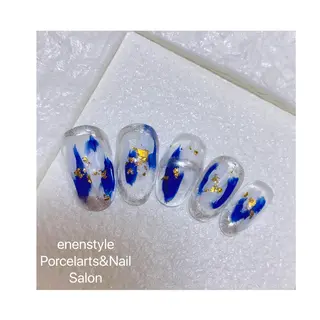 ミディアム ネイル 🐾enen style 🐾のネイルデザイン