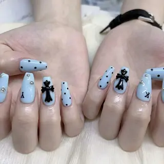 ネイル 🍑長さだし ワンホン💅モモコのネイルデザイン